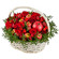 gift basket with strawberry. Russia